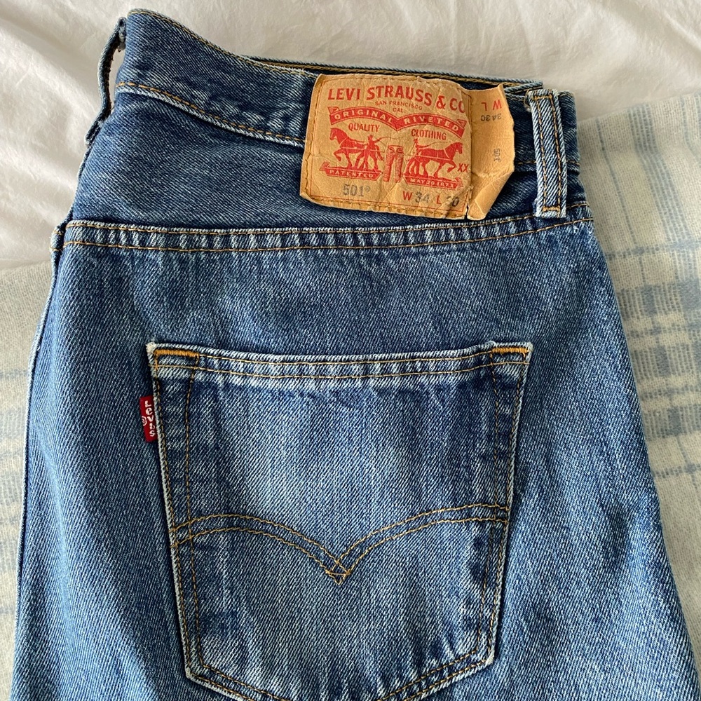 Levi’s 501 jeans.